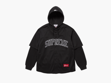 Supreme x Chicago White Sox Hooded Baseball Jersey Black 