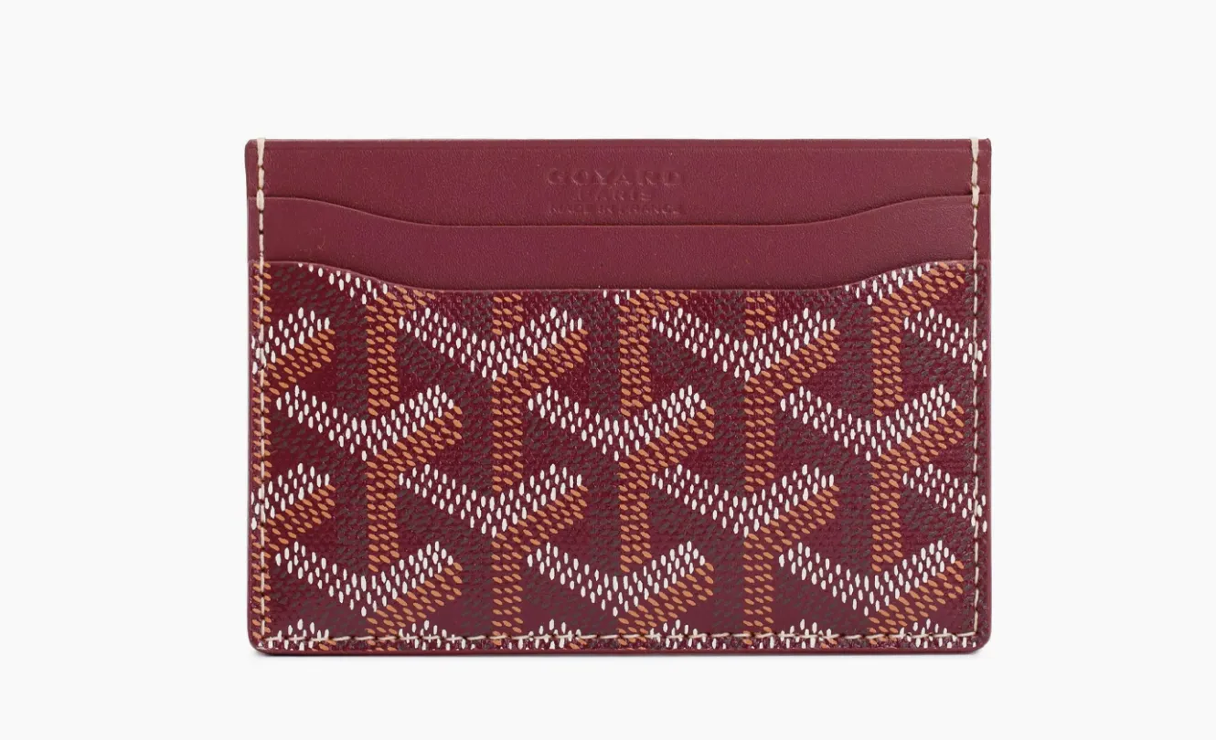 Goyard Saint-Sulpice Card Wallet Sky Red   Goyard Saint-Sulpice Card Wallet Sky Red