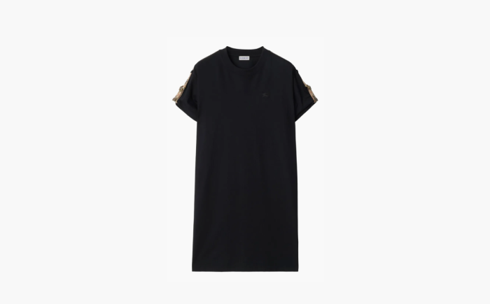 Burberry cotton t-shirt dress "Black" 