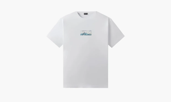 KITH X Columbia Landscape Classic Logo Tee White  KITH X Columbia Landscape Classic Logo Tee White