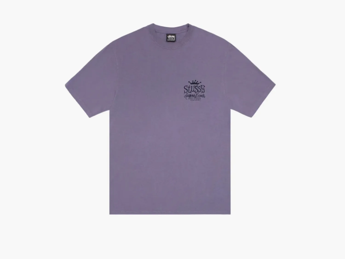 Stussy Beach House Tee Pigment Dyed Grape  Stussy Beach House Tee Pigment Dyed Grape