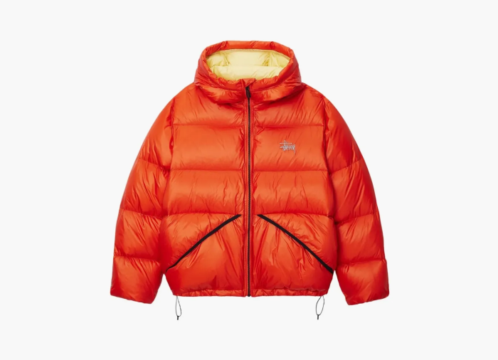 Stussy Down Parka Micro Ripstop Cayenne  Stussy Down Parka Micro Ripstop Cayenne