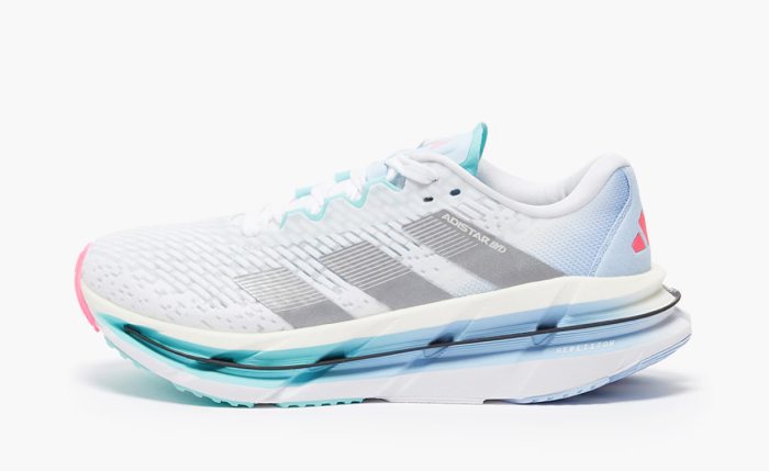 Adidas Adistar Byd WMNS "Cloud White Silver Metallic Flash Aqua" 