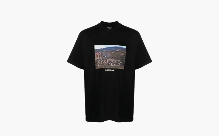 Carhartt WIP Earth Magic Organic-cotton T-shirt Black 