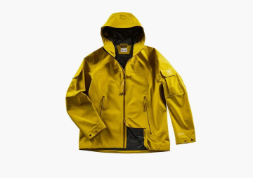 Spyder x C.P. Company Gore-Tex Hardshell  Waterproof Breathable Jacket Yellow Moss 