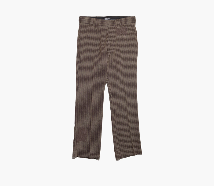 Enfants Riches Déprimés Robot March With Repairs Trousers Gold/Red Pinstripe  Enfants Riches Déprimés Robot March With Repairs Trousers Gold/Red Pinstripe