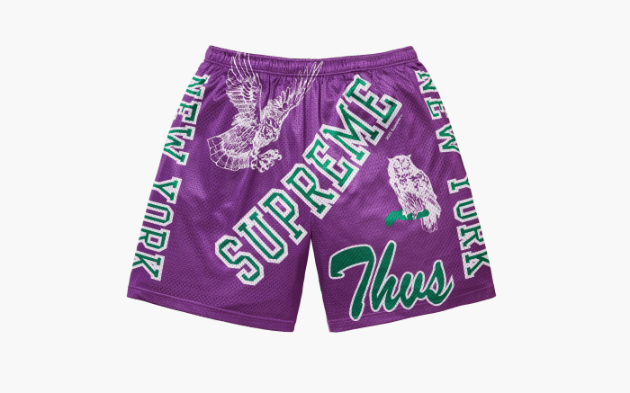 Supreme Varsity Mesh Short  "Purple" 