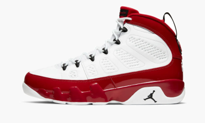 Air Jordan 9 "White/Red/Black" - 8 US