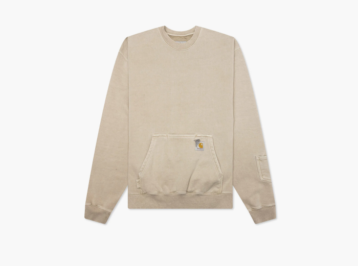 Carhartt WIP x Invincible Pigment Dyed Sweatshirt Simply Taupe 