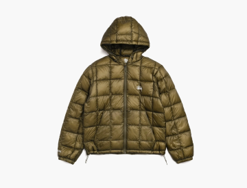 Stussy Midweight Puffer Jacket Olive 