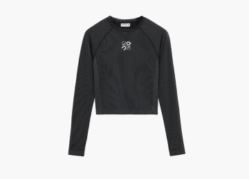Loewe x On Long Sleeve Top Black 
