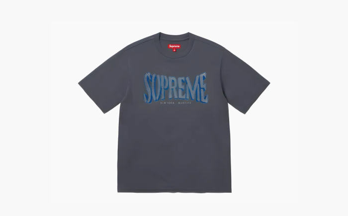 Supreme SS25 T Shirts Unisex Marine Blue 