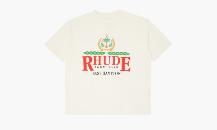 RHUDE East Hampton Crest Tee "Vintage White" (Футболки) фото - SS24TT05012611