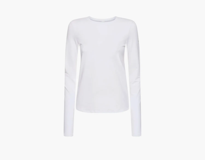 Alo Yoga Alosoft Finesse Long Sleeve White  Alo Yoga Alosoft Finesse Long Sleeve White