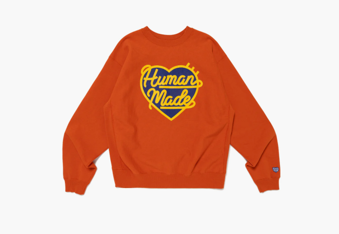 Human Made Heavyweight Sweatshirt Orange 