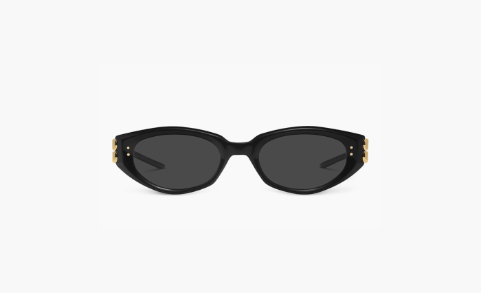 Gentle Monster Metal Acetate Cat's Eye Sunglasses Men's Black  Gentle Monster Metal Acetate Cat's Eye Sunglasses Men's Black