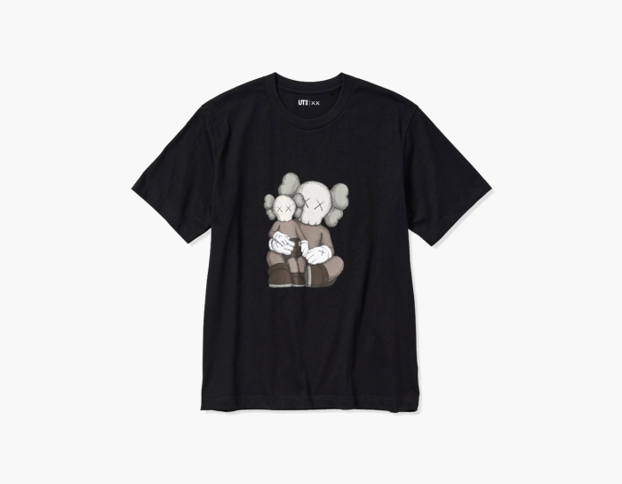 Kaws x Uniqlo Graphic T-Shirt "Black" (Футболки) фото - 467775-09