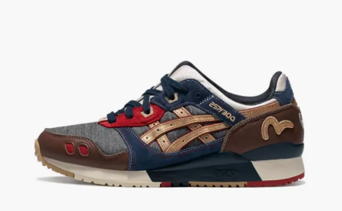 Evisu x Gel Lyte 3 Metallic Gold 