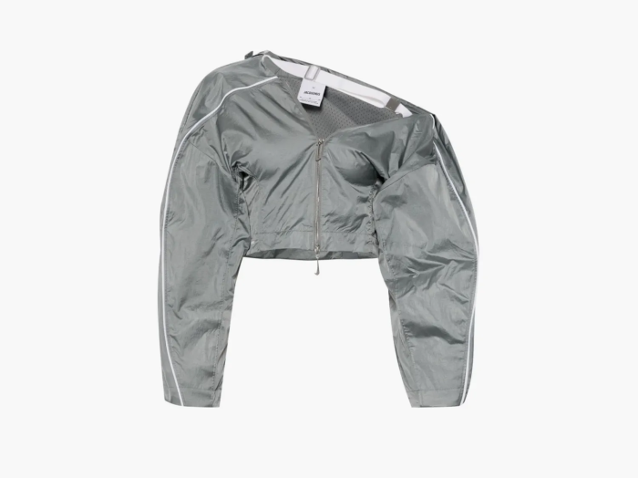 Nike x Jacquemus Short Asymmetrical Jacket Grey 
