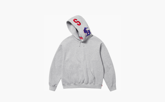 Supreme Multi S Logo Hooded Sweatshirt "Heather Grey" 