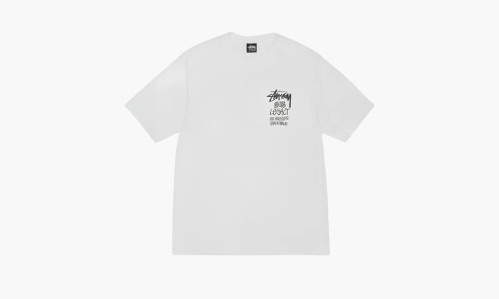 Stussy X Our Legacy T-shirt White  Stussy X Our Legacy T-shirt White