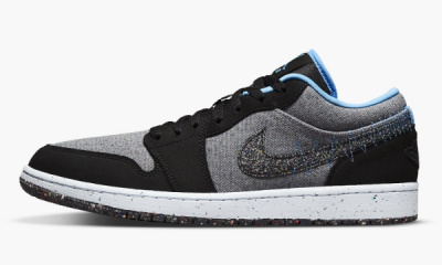Jordan 1 Low SE "Crater Grey University Blue" - 7 US