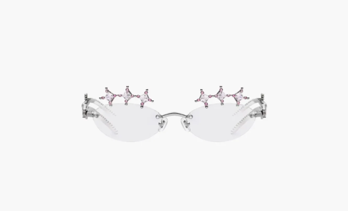 Gentle Monster Briolette 02 Sunglasses Silver/Clear  Gentle Monster Briolette 02 Sunglasses Silver/Clear