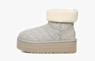 Wmns Classic Mini Platform Felted Boot 'Grey' - 6 US Wmns Classic Mini Platform Felted Boot 'Grey' - 6 US