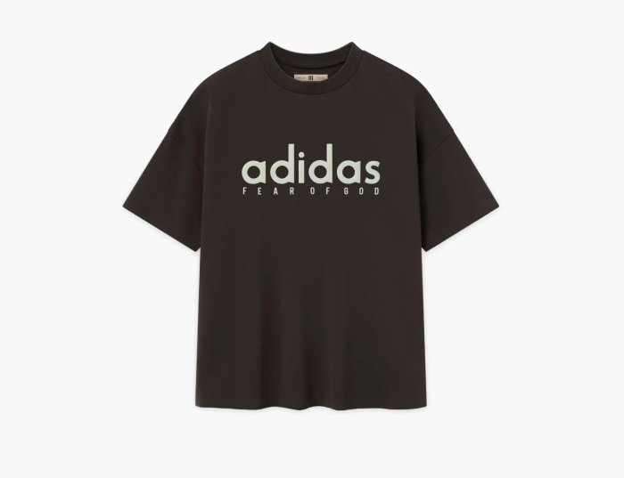Adidas x Fear Of God Athletics Quickdry Jersey Tee Night Brown  Adidas x Fear Of God Athletics Quickdry Jersey Tee Night Brown