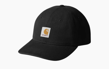 Carhartt WIP Selby Canvas Cap Black 