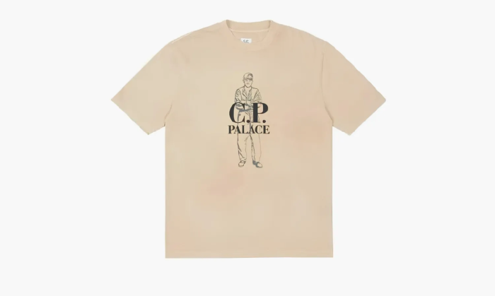 PALACE X C.P. Company T-shirt Beige  PALACE X C.P. Company T-shirt Beige