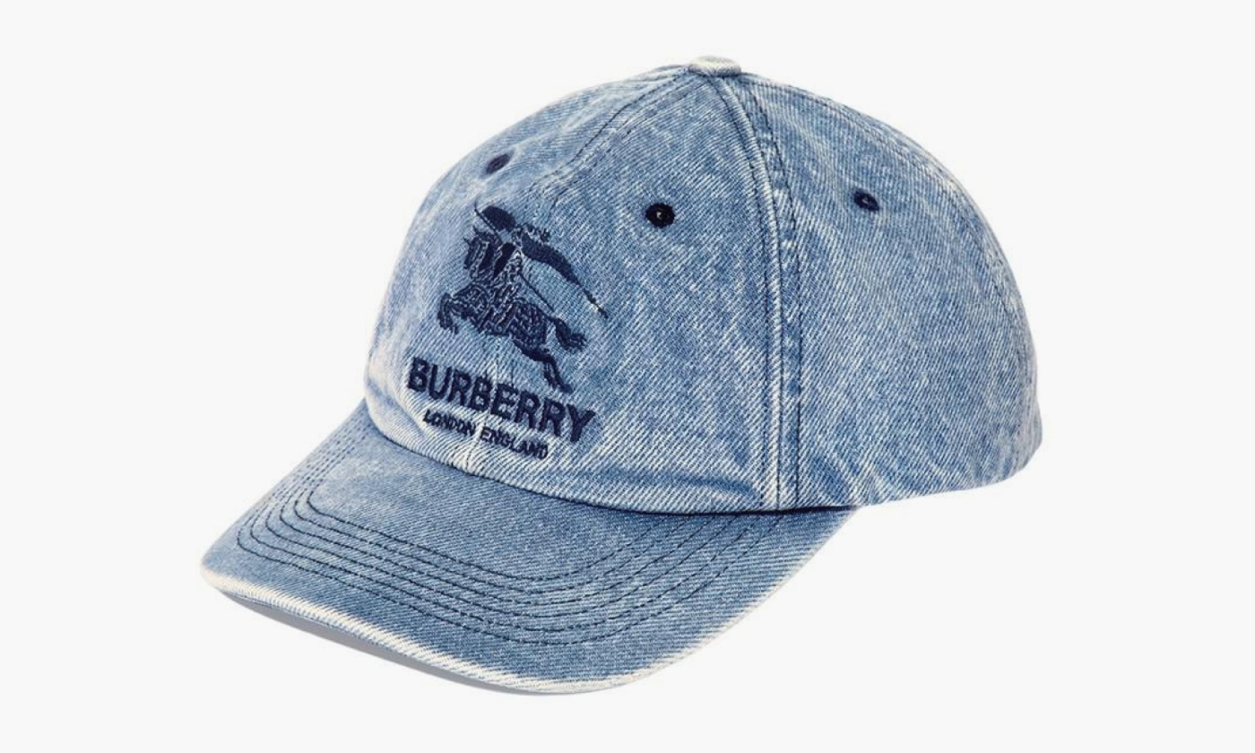 Nike Burberry X Supreme Denim 6 panel Washed Denim