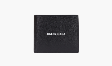 Balenciaga Cash Square Folded Wallet Black 