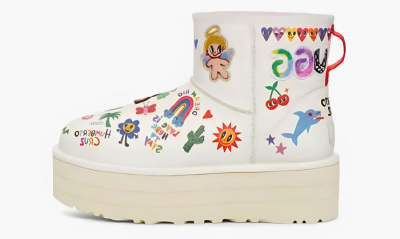 UGG CLASSIC PLATFORM POP SKETCH -  5 US UGG CLASSIC PLATFORM POP SKETCH -  5 US