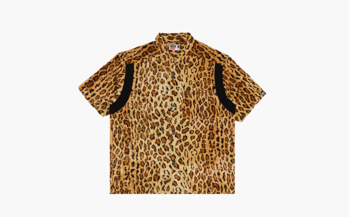 Supreme x Goodenough Crushed Rayon Pile Short-Sleeve Shirt "Leopard" 