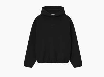 Fear of God Essentials Modern Fleece Hoodie Jet Black 