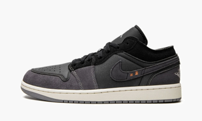 Air Jordan 1 Low SE Craft "Inside Out - Black" - 7.5 US