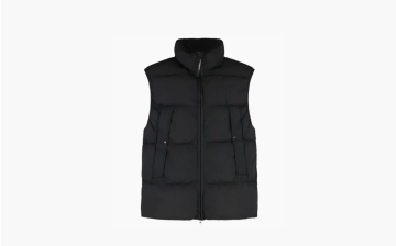 C.P. Company Chrome-R Logo Vest Black 