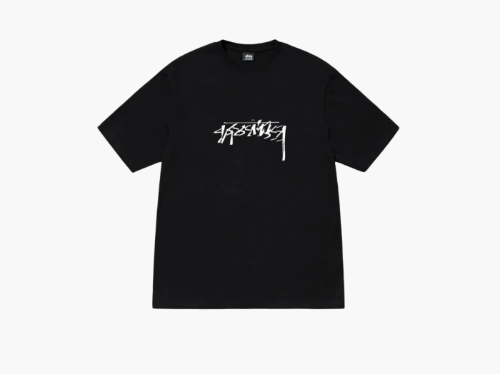 Stussy Sliced Tee Black  Stussy Sliced Tee Black