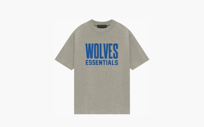 Fear of God Essentials x NBA Minnestota Timberwolves Tee Grey Blue 
