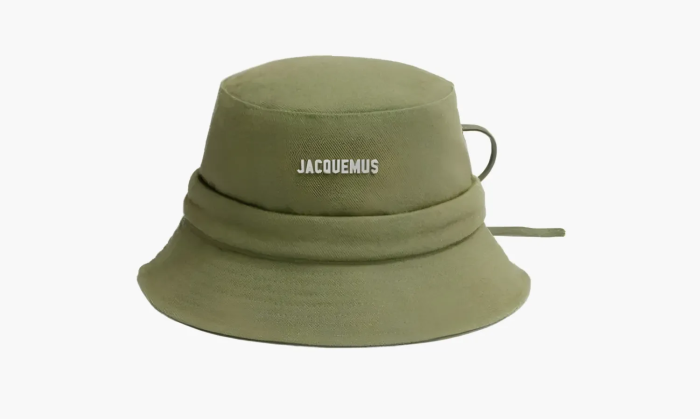 Jacquemus Cotton Hat Olive  Jacquemus Cotton Hat Olive