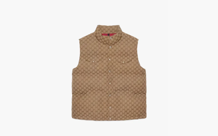 Gucci x The North Face Down Vest Beige/Ebony  Gucci x The North Face Down Vest Beige/Ebony