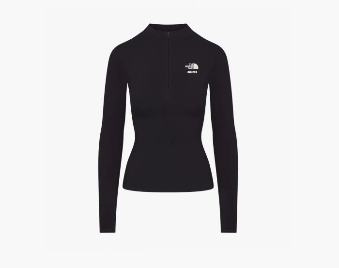 The North Face x Skims Refina Long Sleeve Top Onyx 