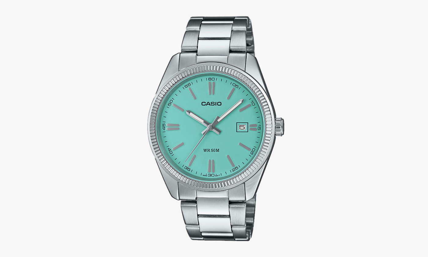 Casio Analog Tiffany Blue