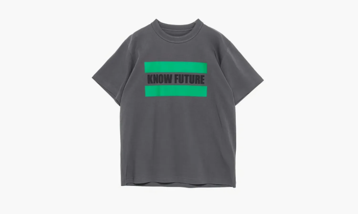 Sacai T-shirt Grey Springgreen  Sacai T-shirt Grey Springgreen