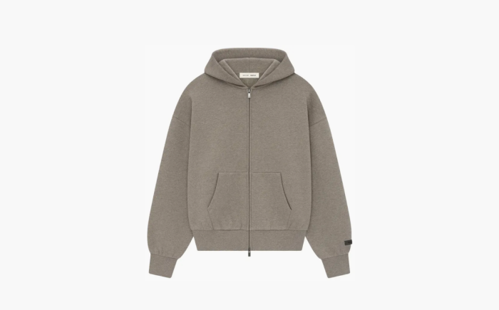 Fear of God Essentials Classic Full Zip-Up Hoodie "Homestead Heather" 