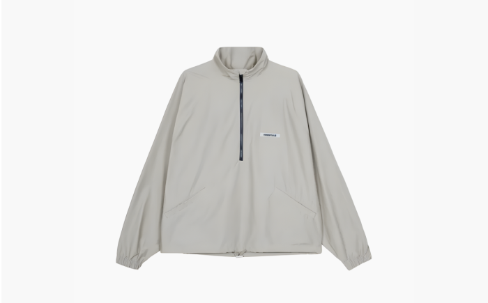 Essentials Half-Zip Track Jacket Cement  Essentials Half-Zip Track Jacket Cement