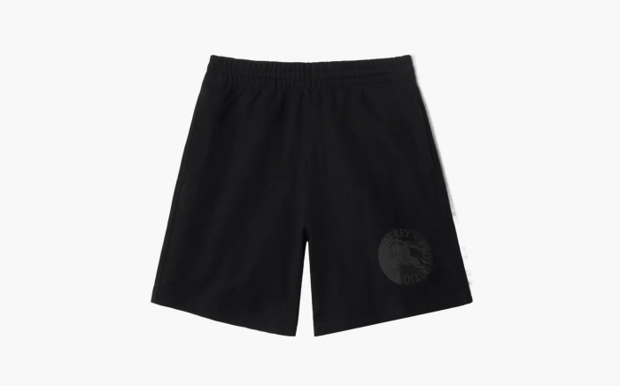 Burberry EKD Badge Cotton Shorts Black 