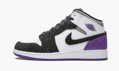 Jordan 1 Mid SE GS "Purple" - 3.5Y