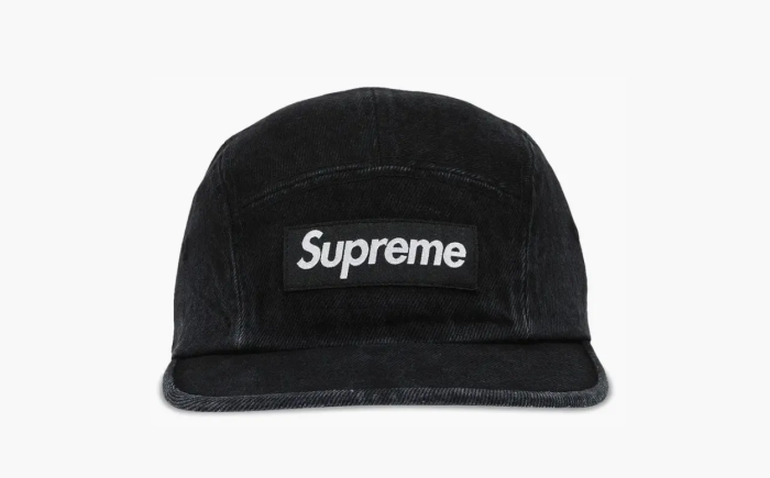 Supreme Denim Camp Cap Black  Supreme Denim Camp Cap Black